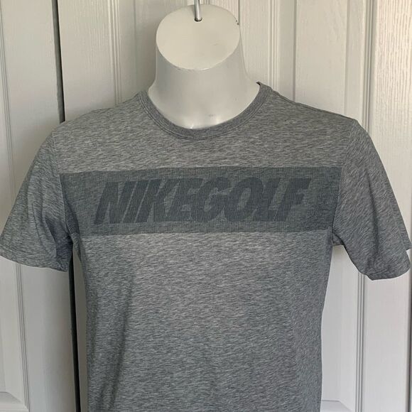 Nike Men's golf Gray T-Shirt - Picture 3 of 6